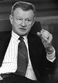 Zbigniew Brzezinski delivering an Ubben Lecture